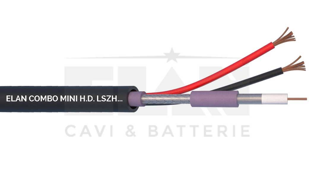 MATASSA CAVO ELAN COASSIALE COMPOSTO TVCC HD MINI 2X1,00 083101 100MT BOBINA