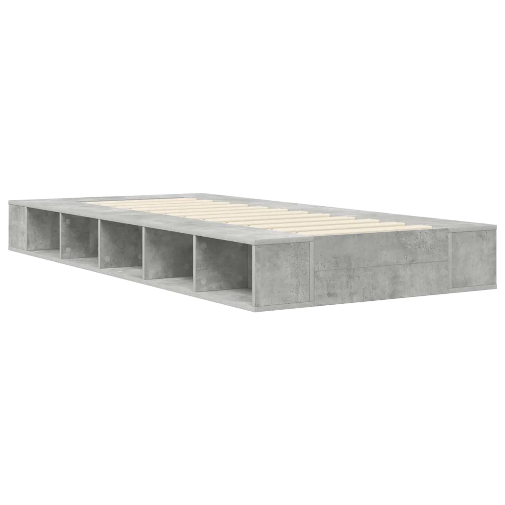 Telaio del letto con storage Grigio Cemento 80 x 200 cm 3429554