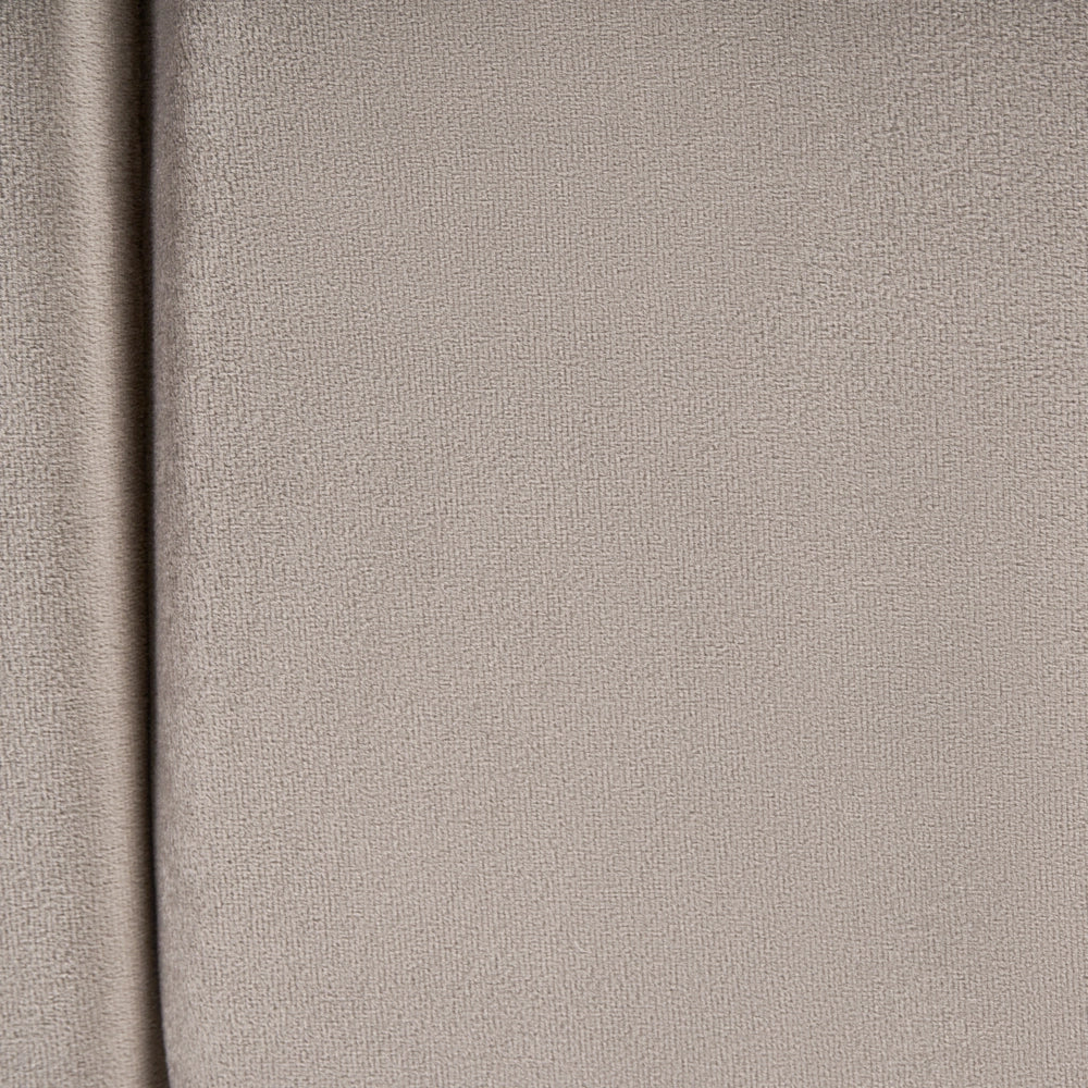 Letto 90 x 200 cm in velluto tortora imbottito elegante rete a doghe gambe in legno
