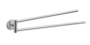 Portasalviette a snodo da muro in acciaio inox e Cromall 2323 Gedy serie EROS Cromato