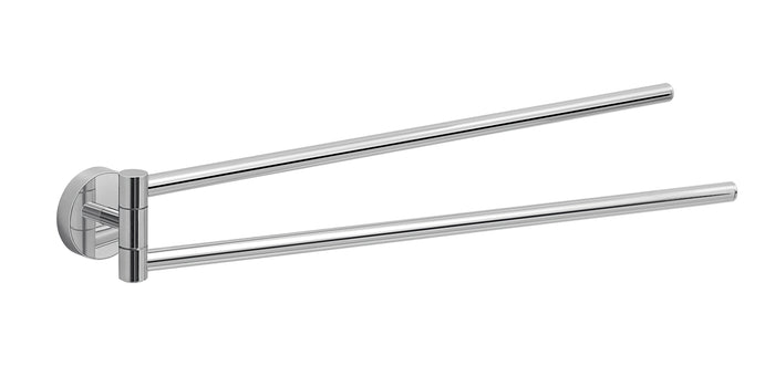 Portasalviette a snodo da muro in acciaio inox e Cromall 2323 Gedy serie EROS Cromato