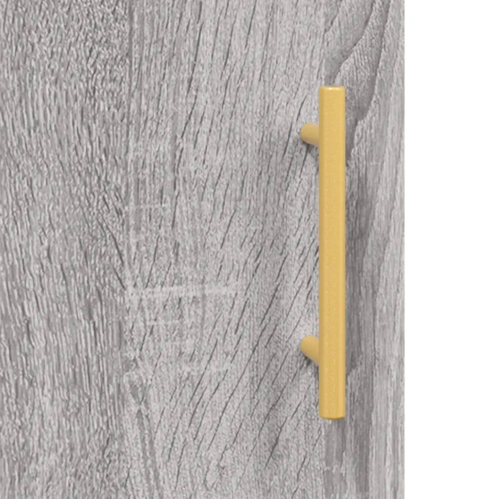 Credenza Grigio Sonoma 69,5x34x180 cm in Legno Multistrato 3199551