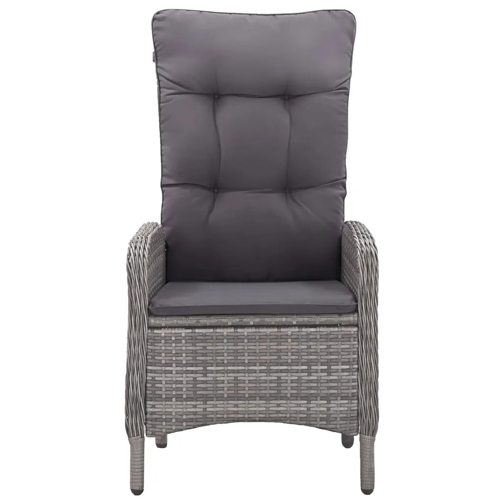 Set da Pranzo da Giardino 7 pz Grigio 3072125