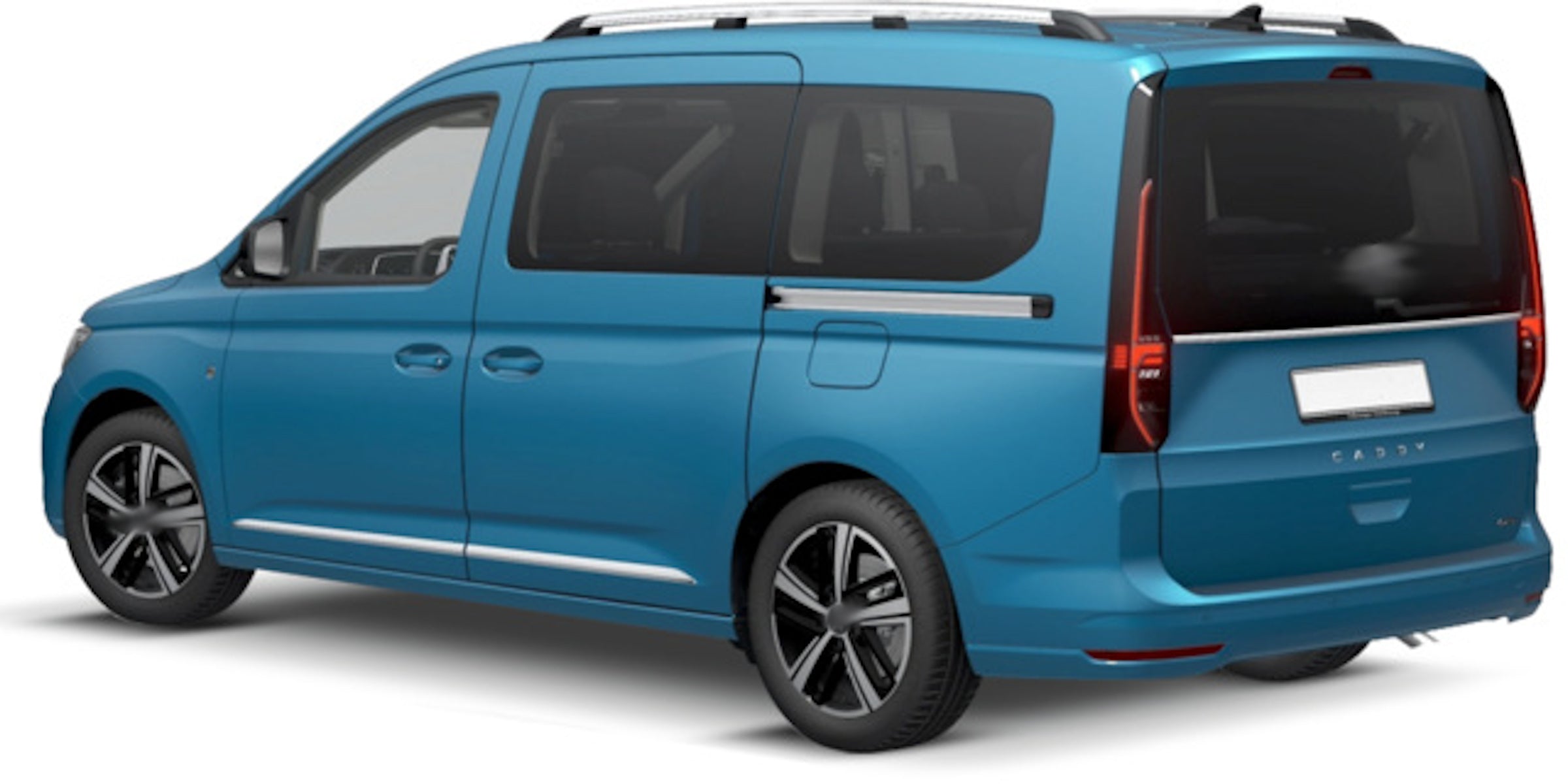 163B-437096 - Tappeto gomma baule VW Caddy 5 posti dal 2021-, FORD Tourneo Connect 5 posti dal 2022-