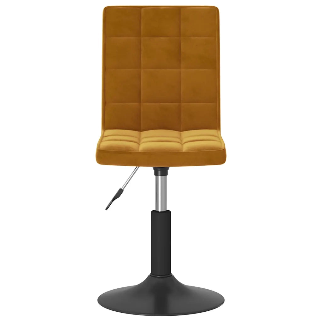 Sedie da Pranzo Girevoli 4 pz Marroni in Velluto 3089287