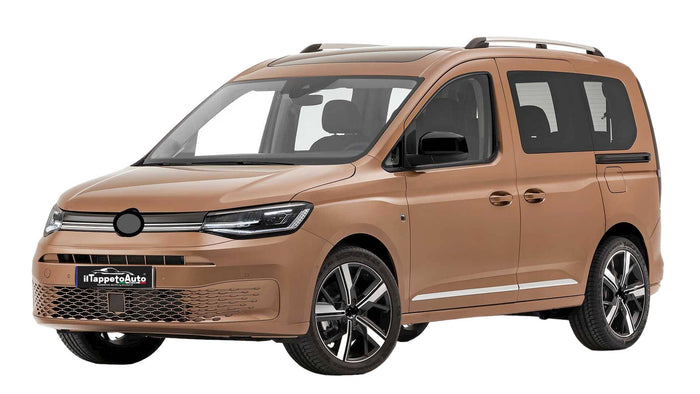 163B-437096 - Tappeto gomma baule VW Caddy 5 posti dal 2021-, FORD Tourneo Connect 5 posti dal 2022-