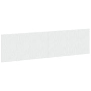Testiera da Muro DELFT Bianco Legno ingegnerizzato 897145