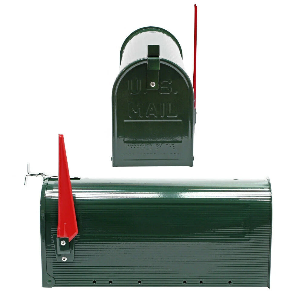 Cassetta postale americana design americano verde porta posta 16_0000337