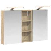 Set di Armadi da Bagno | Armadio da bagno con lo scaffale 3 pz 80 x 10,5 x 50 cm