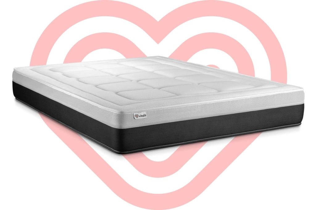 Materasso 130x200 cm a molle insacchettate e memory foam - Vital Form