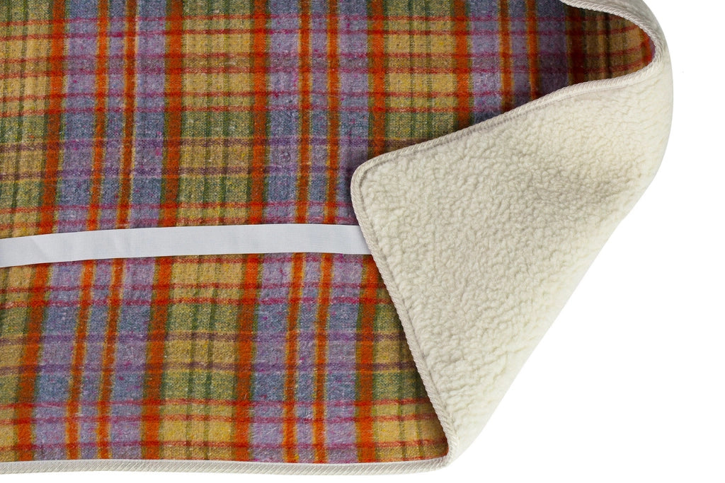 Coperta Termica Elettrica 1 Piazza e Mezzo in Lana 100% Scaldaletto Plus Scozzese