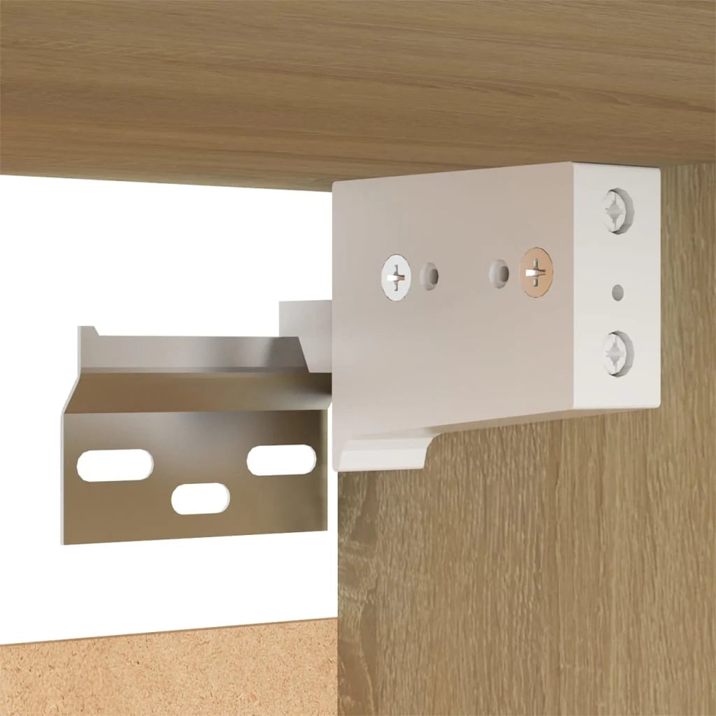 Set di mobili credenza TV soggiorno camera da letto 10 pezzi in rovere Sonoma legno ingegnerizzato marrone 02_0024360