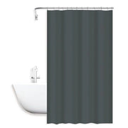 Trade Shop - Tenda Doccia Antimuffa Impermeabile 240x200cm Con Anelli Bagno Grigio Scuro 79719 -