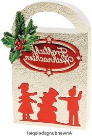 Sjabloon per bambini invernali & Buon Natale - Diversi formati adatti per le macchine per stampe comuni | Scheda per la creazione di biglietti augurali per la carta da lettera | Natale advento biglietti natalizi