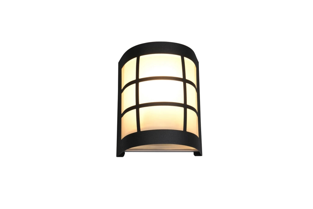 Applique da esterno nera semicircolare 1xE27 IP44 SINTRA RL