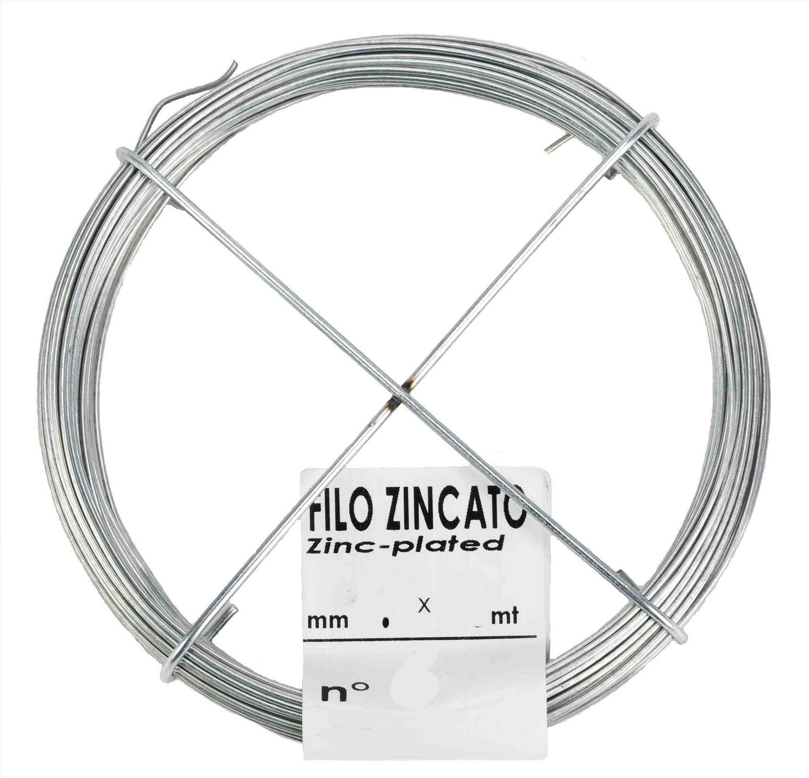 filo cotto zincato n. 4 mm 0,9 lunghezza 23 mt cod:ferx.23269