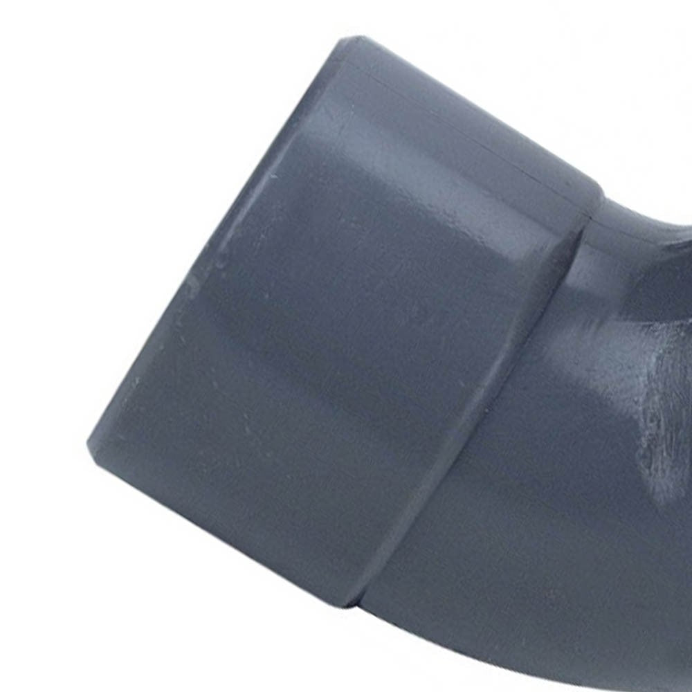 Raccordo curvo in pvc per attacco nicoll con dado