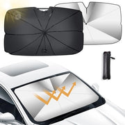 Ombellone per auto, parabrezza, ombellone, protezione UV, ombrello auto pieghevole, blocco UV, 73 x 130 cm