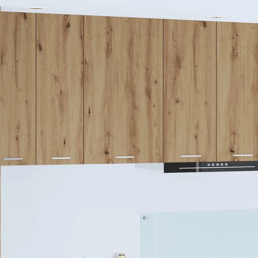 Armadio pensile Rovere Artigiano e Bianco 50 x 31 x 80 cm 884273