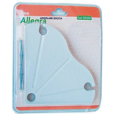 PORTA SAPONE ANGOLARE   SERIE ALLEGRA- Bianco- METAF- pezzi 1