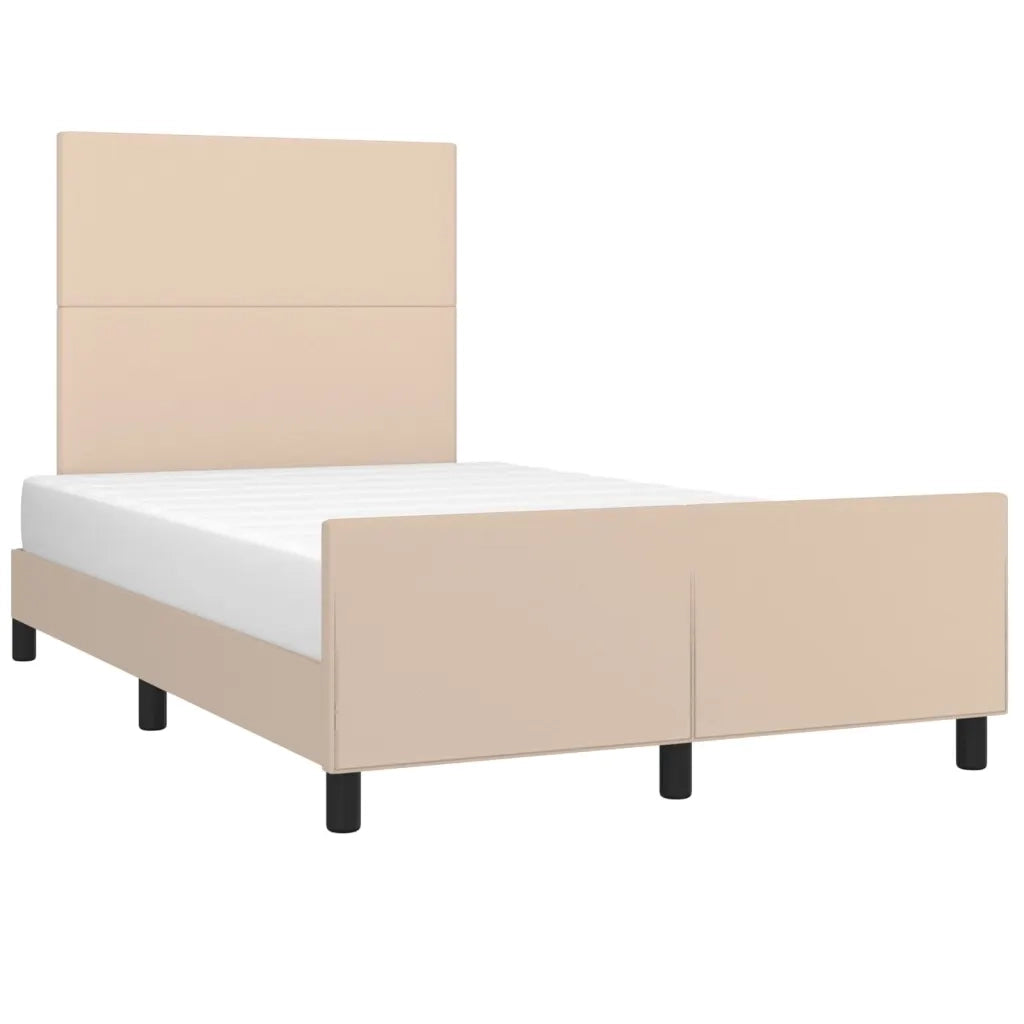 Giroletto con Testiera Cappuccino 120x200 cm in Similpelle 3125444