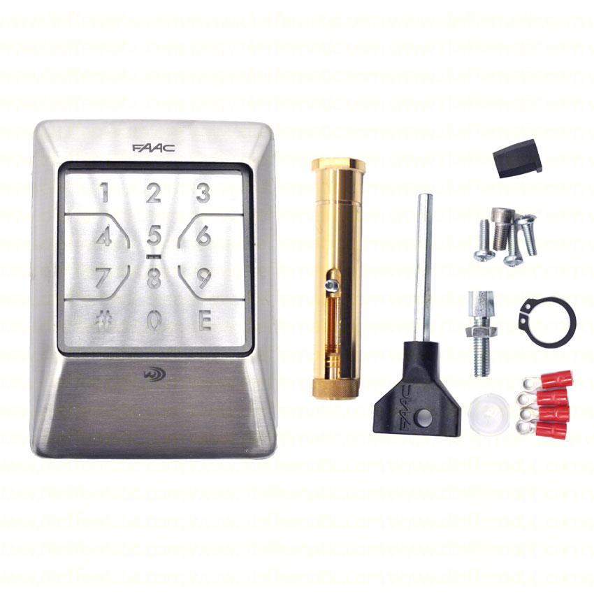 TRASMITTENTE VIA RADIO A COMBINAZIONE FAAC XKP W 868 INOX 404038 AUTOMAZIONE