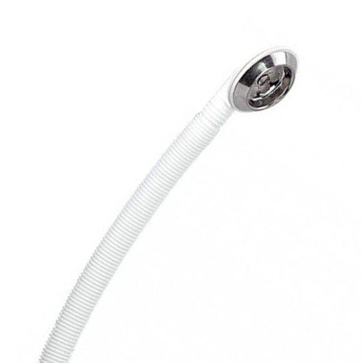 Colonna vasca semplice con tubo di collegamento corrugato in p.p.