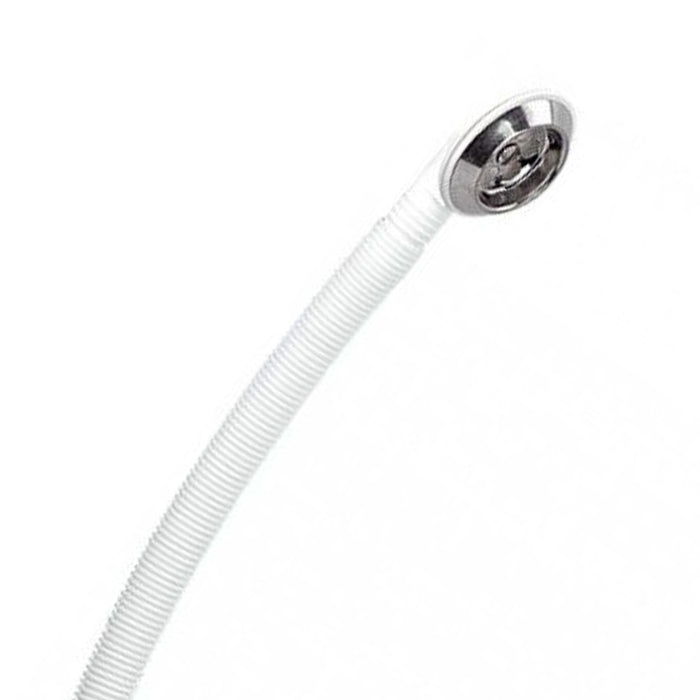 Colonna vasca semplice con tubo di collegamento corrugato in p.p.