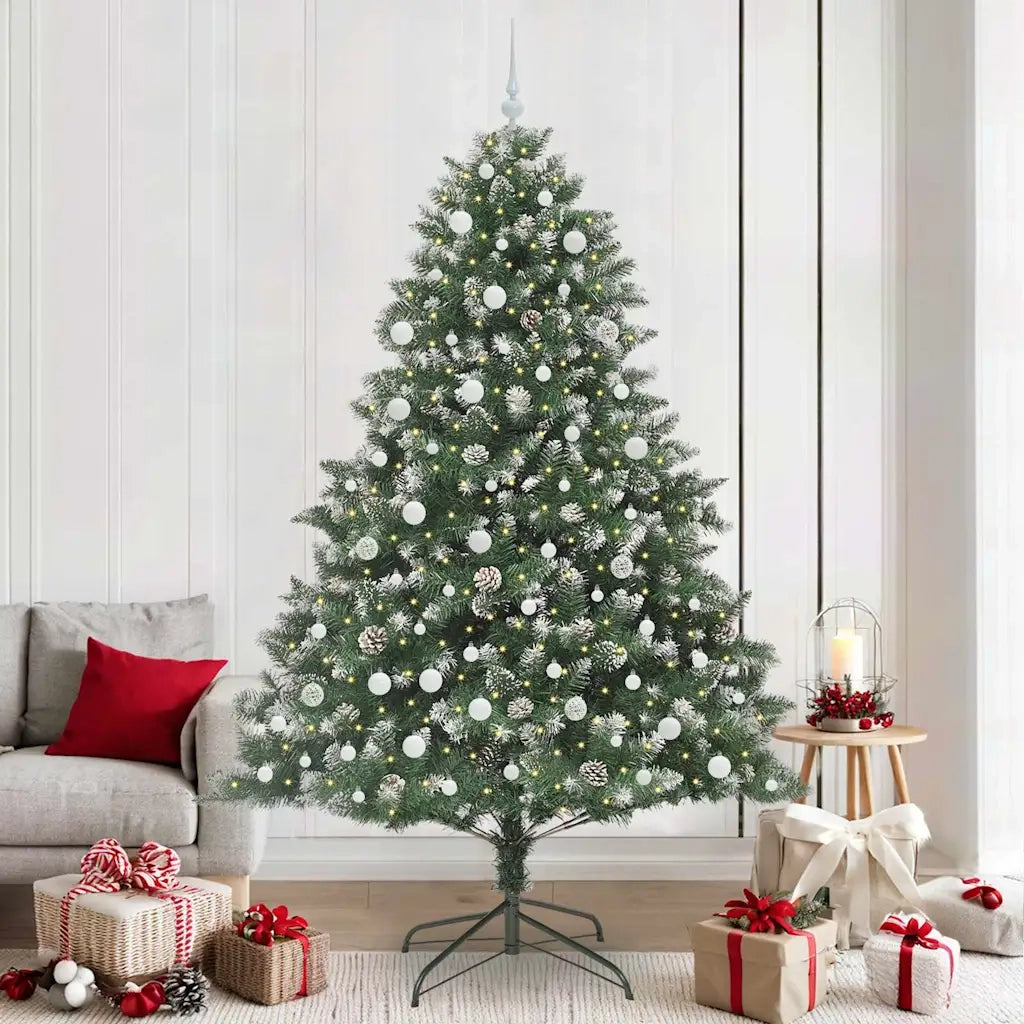 Albero di Natale artificiale con 300 LED Verde 240 cm 3395260