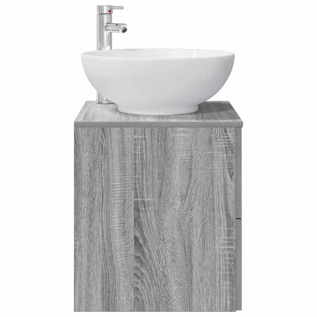 Mobile Lavabo da Parete Sonoma grigio 49,5 x 44,5 x 66,5 cm