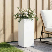 Vaso da giardino Bianco 20 x 20 x 50 cm 8005304
