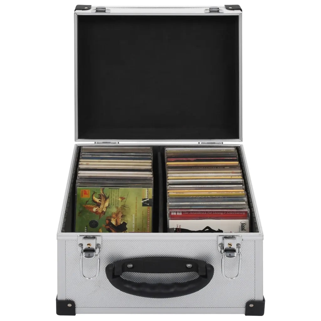 Custodia CD per 40 CD in Alluminio ABS Argento CFW7311238