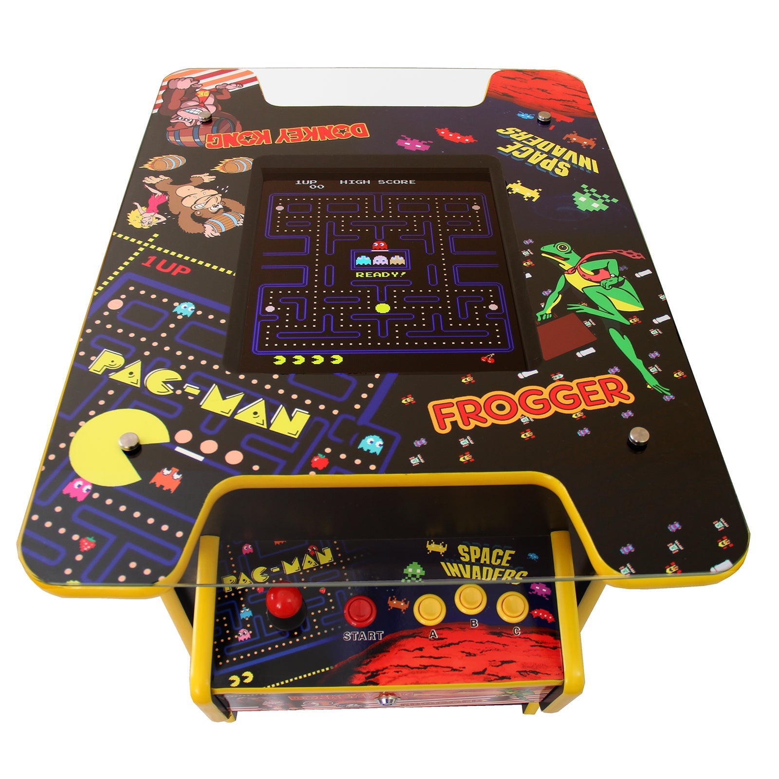 Macchina Arcade Stile Tavolo da Cocktail con 60 Videogiochi Schermo LCD 19''
