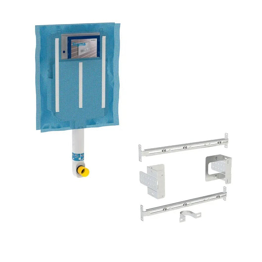 CASSETTA DA INCASSO SIGMA-8 PER SANITARI FILO MURO E PARETI IN CARTONGESSO CON 2 TASTI 6L/3L