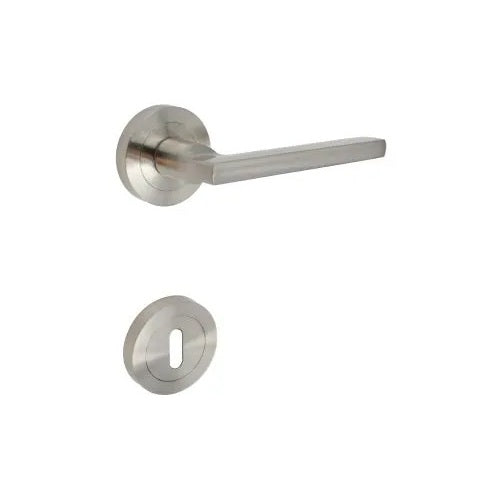 MANIGLIA CHICCA C/ROS PATENT ALL. SATINATO NIKELAT