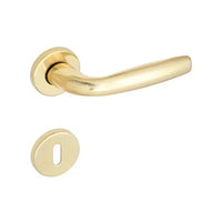 MANIGLIA MIL. ALL CON ROSETTA PATENT ORO LUC