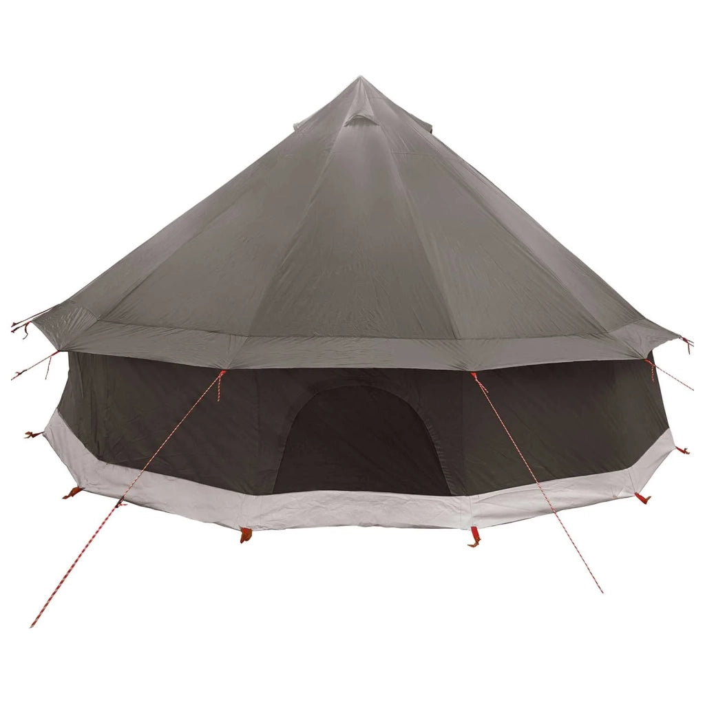 Tenda Tipi con tetto Marrone Grigio 400 x 400 x 250 cm 42029029