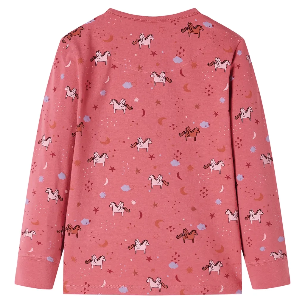 Pigiama da Bambina a Maniche Lunghe Rosa Antico 92 CFW9461473
