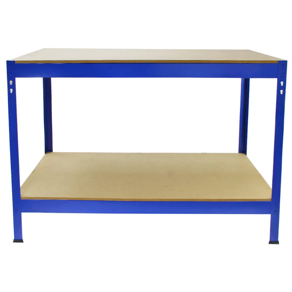 Tavolo da Lavoro Monster Racking 200 kg Regolabile con Ripiano 120x60