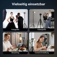 Multiblitz MB-PL Luce led portatile per fotografia 60W, Bicolore con temperatura da 2700K a 6500K, Batteria ricaricabile USB