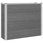 Letto rialzato da giardino Grigio 100 x 30 x 22 cm 42039087