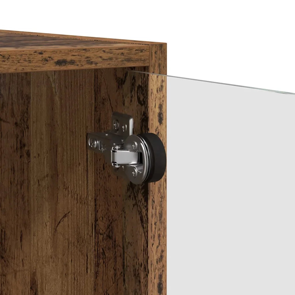 Armadi da Parete 2 pcs Legno vecchio 68 x 37 x 35 cm