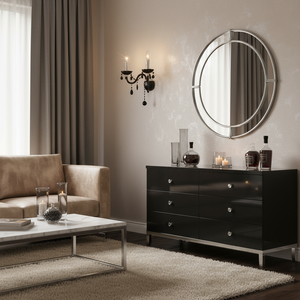 Lampada Da Parete Ebt018-2w Black