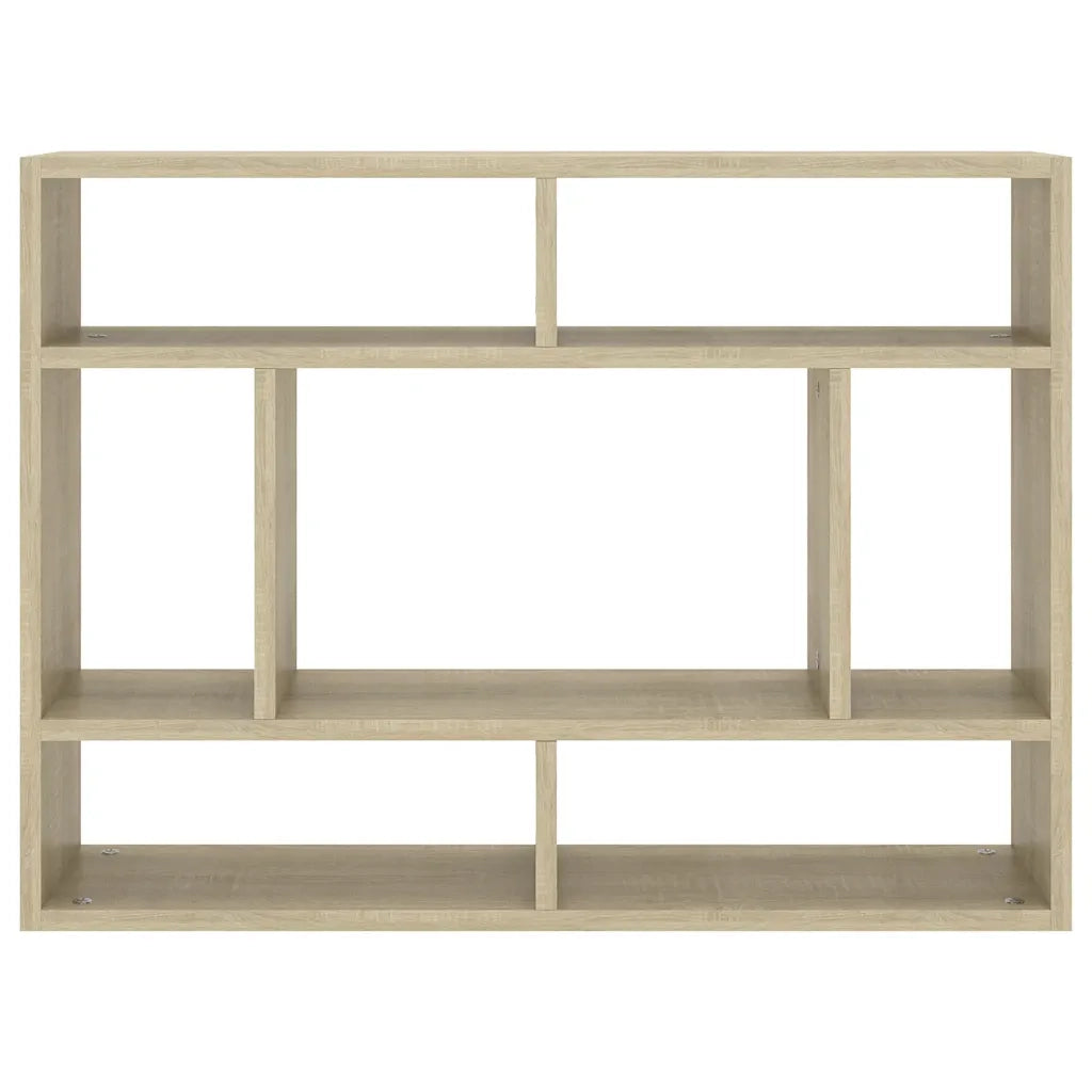 Scaffale a Parete Rovere Sonoma 75x16x55 cm Legno Multistrato 803005