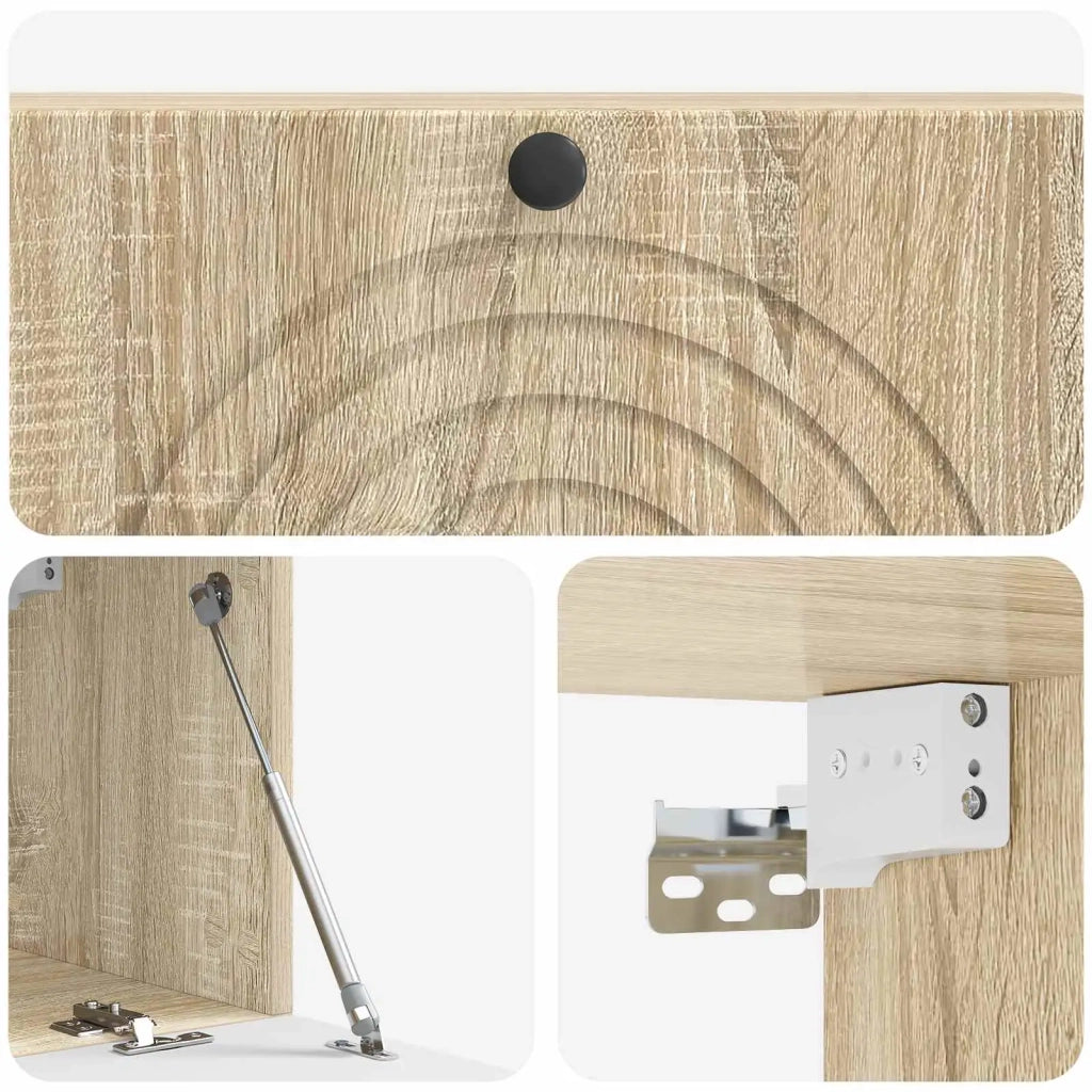 Mobile Porta TV da Muro-Credenza per TV sospesa Rovere Sonoma 98 x 31 x 30 cm 891480
