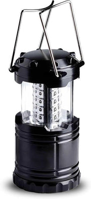 Lampada da Campeggio - Lampada da Campeggio a LED - Funzionante con Batterie - Lampada Ripiegabile - 30 LED - Illuminazione di Emergenza Portatile per Esterno - Nero