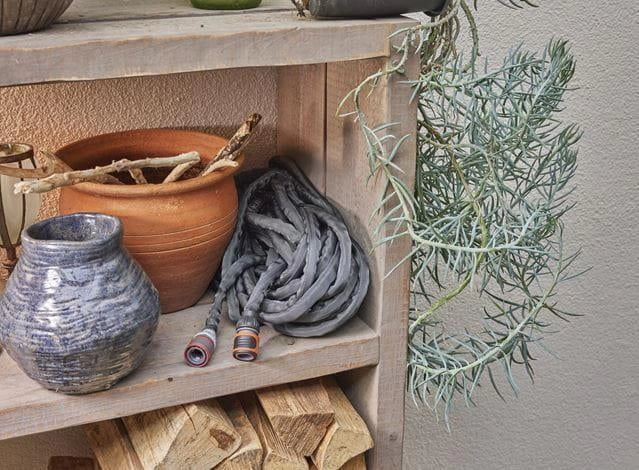 Gardena Liano pompa da giardino 30 m Sul suolo Cloruro di polivinile (PVC), Tessile Nero, Blu, Grigio