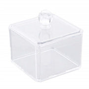 Trade Shop - Organizer Contenitore Quadrato Porta Dischetti Struccanti Trucco Espositore Acrilico -