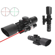 Trade Shop - Mirino Ottico Di Precisione Per Fucile Carabina Con Reticolo Illuminato 3-10x40 -
