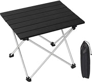 Tavolo da campeggio portatile, tavolo pieghevole leggero per esterno, piccola tavola da picnic compatta con borsa da trasporto per campeggio, picnic, barbecue, escursioni, pesca